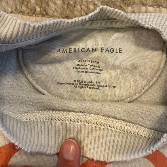 American Eagle Rolling Stones Graphic Sweatshirt Size XS in VGUC - Picture 4 of 5